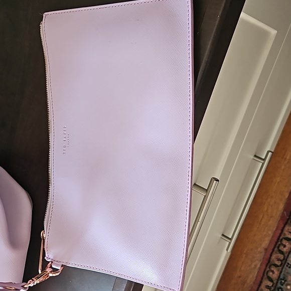 Ted Baker lilac tote bag with detachable purse and dustbag - Picture 4 of 12